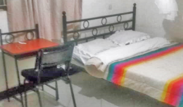 volunteer bedroom on ghana host family