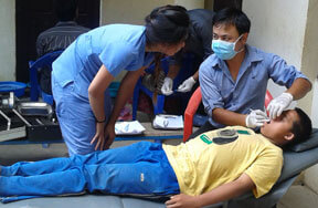 volunteers in Nepal Medical 