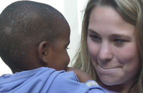volunteers in Tanzania orphanage